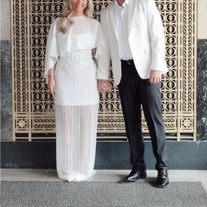 Rosie Etienne Lustre Bridal Gown